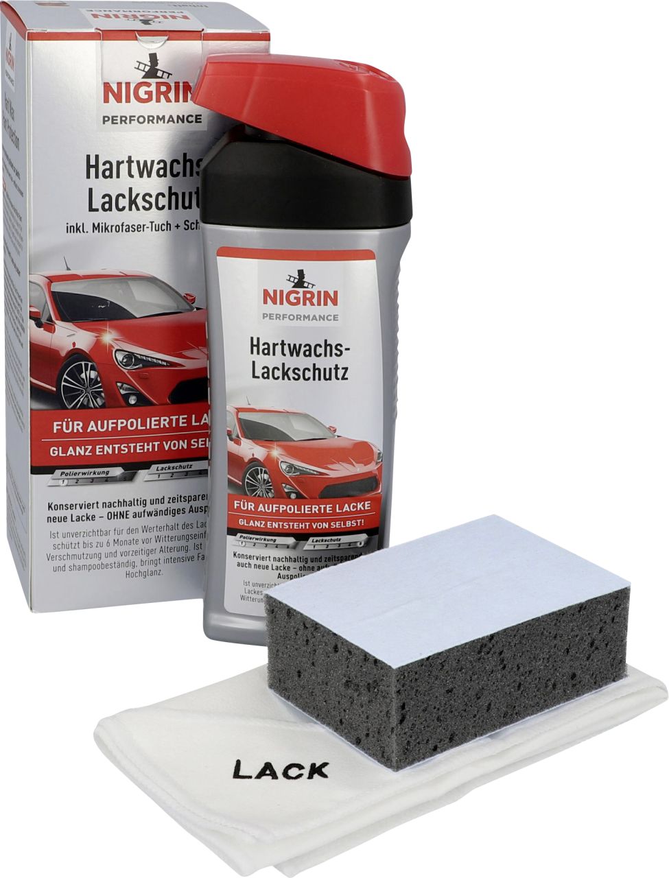 Nigrin Performance Hartwachs-Lackschutz Turbo Set 500ml von Nigrin