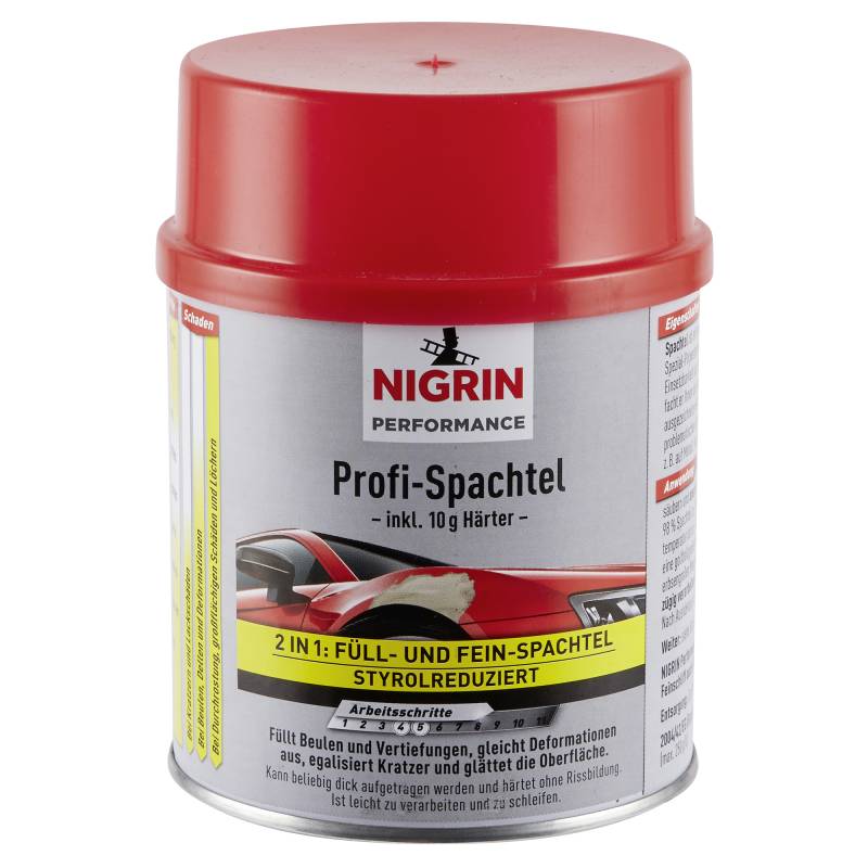 Nigrin Profi-Spachtel 490g inkl. 10g Härter von Nigrin
