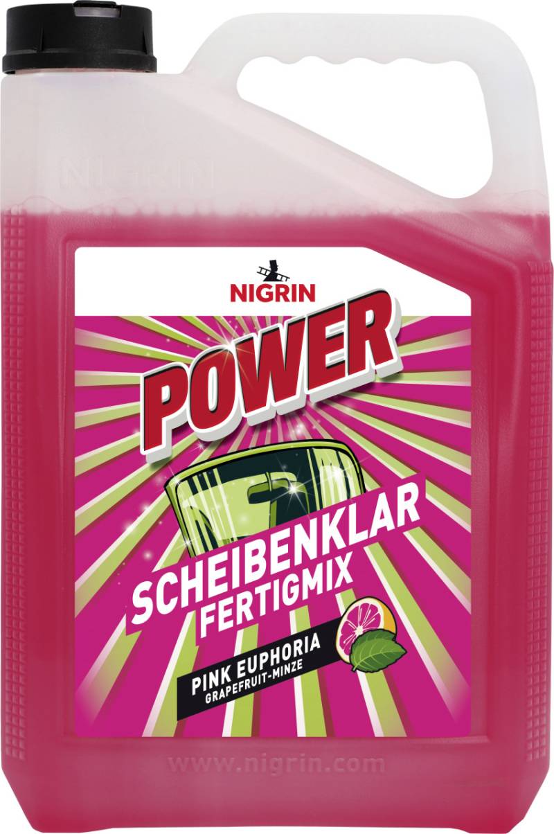 Nigrin Scheibenklar Power Pink Grapefruit-Minze gebrauchsfertig 5 L von Nigrin