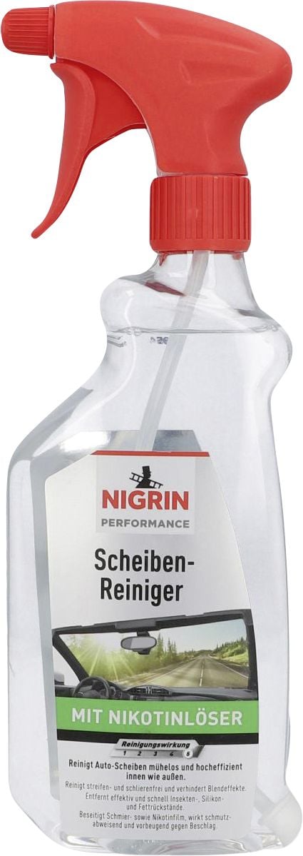 Nigrin Scheibenreiniger mit Nikotinlöser Sprühflasche 500ml von Nigrin
