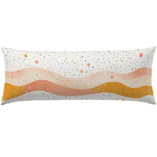 Kissenbezug 40x120 Seitenschläferkissen Bezug Rosa Kopfkissenbezug Beige Super Weich Doppelseitig Drucken Langes Kissen Unsichtbarem Reißverschluss Pillow Case für Schlafzimmer Sofa Bett Deko Q-241 Kissenbezug 40x120 Seitenschläferkissen Bezug Rosa Kopfkissenbezug Beige Super Weich Doppelseitig Drucken Langes Kissen Unsichtbarem Reißverschluss Pillow Case für Schlafzimmer Sofa Bett Deko Q-241 von Nigsnxng