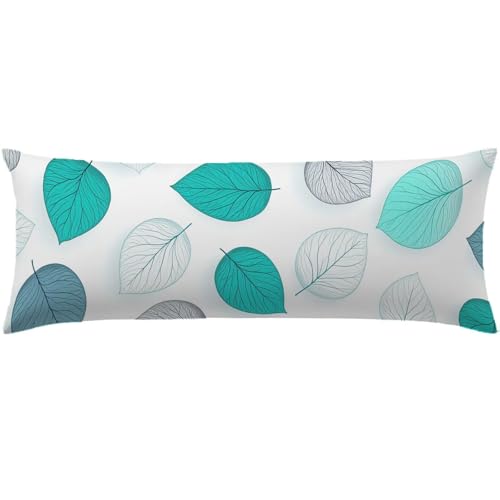 Seitenschläferkissen Bezug 30 x 90, Türkis Kissenbezug 30 x 90 Seitenschläferkissen Beige Samt Schlafkissen Seitenschläfer Verbessern Sie Schlafqualität für Wohnzimmer Schlafzimmer Sofa Bett Q-110 von Nigsnxng