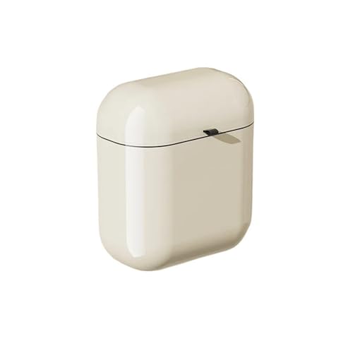 NihaoWXM Mülleimer Wandmontage 9L/12L DIY Cremefarbener Wand-Mülleimer for die Küche mit Deckel for Lebensmittelabfälle und Badezimmer. Kein Verbiegen. Hohes Erscheinungsbild(12L) von NihaoWXM