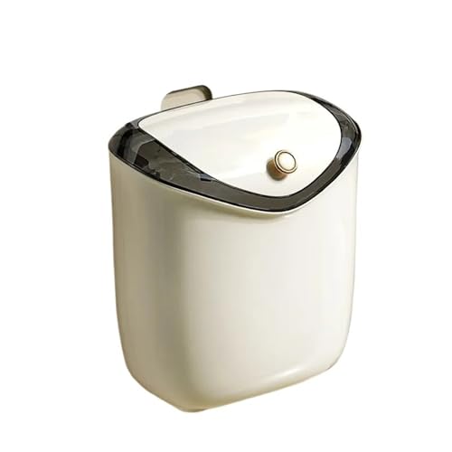 NihaoWXM Mülleimer Wandmontage Hängender Mülleimer mit Deckel – Leichter, montierbarer for bequemes Reinigen Großes Fassungsvermögen, versiegelt und geruchsdicht(9L) von NihaoWXM