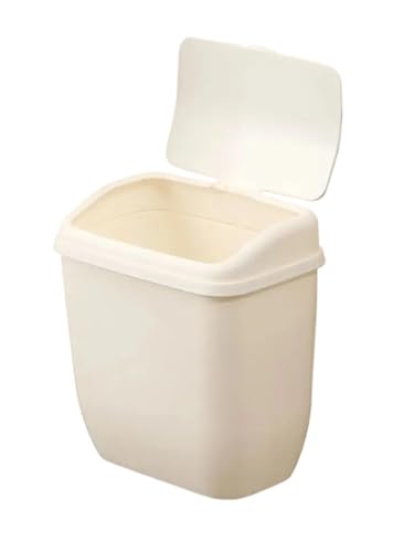 NihaoWXM Mülleimer Wandmontage Mini-Mülleimer aus weißem Kunststoff zur Wandmontage for Küche, Bad und Zuhause, for Aufhängen von Abfall von NihaoWXM