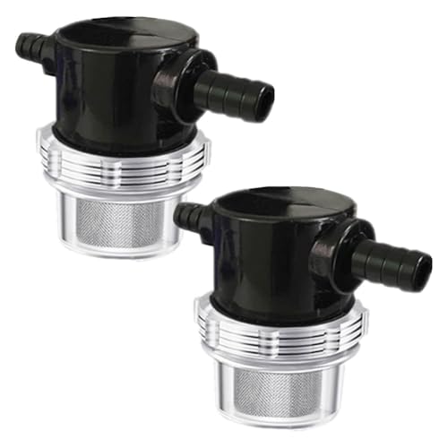 Nihcora 1/2-Wasserpumpensieb, für 3/8-Schlauchanschluss-Inline-Sieb, für Wasserpumpe 12 V Gleichstrom 80 PSI Wohnmobile von Nihcora