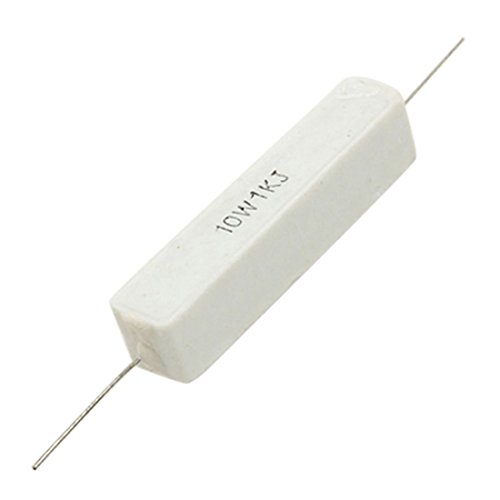 Nihcora 10 Stueck 1K Ohm 5% drahtgewickelt Keramik Zement-Leistungswiderstand 10W Watt Nihcora 10 Stueck 1K Ohm 5% drahtgewickelt Keramik Zement-Leistungswiderstand 10W Watt von Nihcora