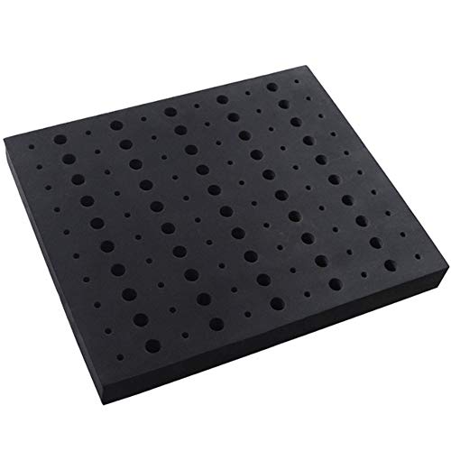 Nihcora 110 LöCher Router Bit Tray Aufbewahrungs Halter für 1/4 1/2 Schaft FräSer Bits Organizer von Nihcora