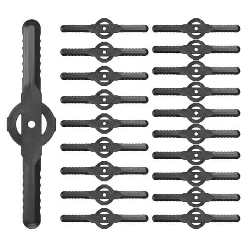 Nihcora 20 StüCk Kunststoff Gras Trimmer Klingen RasenmäHer Klinge Trimmer Gartenwerkzeug RasenmäHer Trimmer ZubehöR von Nihcora