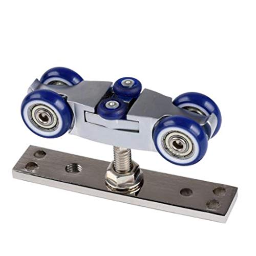 Nihcora Bifold TüRbeschläGe HolzschiebetüR Riemenscheibe MöBelbeschläGe Rad ScheunentüRrolle WandtüR FalttüRrolle von Nihcora