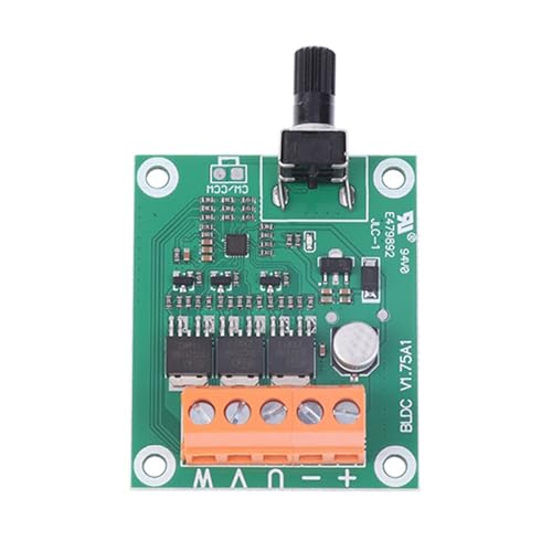 Nihcora Bürstenloser Gleichstrommotor-Treiber-Controller-Board 6V 12V 24V CD-Laufwerk Lüftermotorregler DIY Motor-Controller-Zubehör von Nihcora