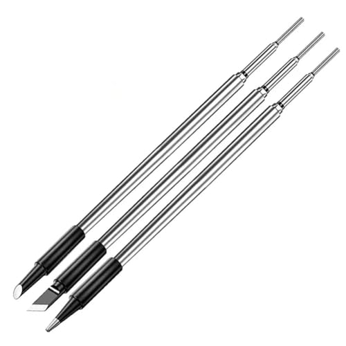 Nihcora C210 Lötkolbenspitze, USB-Lötkolbenspitze, 5 V Batterie, Lötkolbenspitze, Löt-Nacharbeitszubehör, 3 Stück von Nihcora