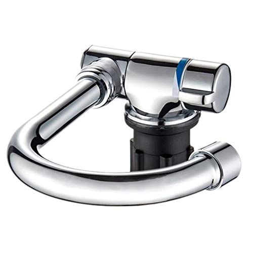 Nihcora Faltbarer KüChenarmatur 360-Grad-Rotationswaschbecken Wasserhahn Einhand-Kalt- und HeißWassermischer Kupferhahn für Wohnmobilboote Nihcora Faltbarer KüChenarmatur 360-Grad-Rotationswaschbecken Wasserhahn Einhand-Kalt- und HeißWassermischer Kupferhahn für Wohnmobilboote von Nihcora