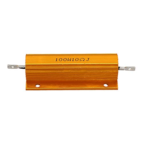 Nihcora Gold Aluminiumplattierter Leistungswiderstand 100W, 10 Ohm 10R von Nihcora