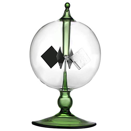 Nihcora GrüN Solar Power Radiometer Crookes Solar Spinnen FlüGel Geschenk Haus Schreibtisch Dekoration von Nihcora