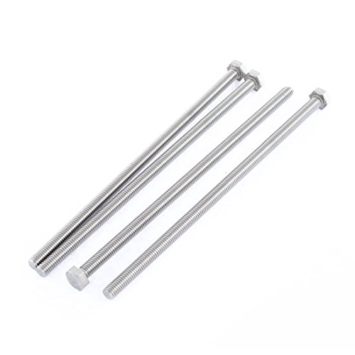Nihcora M6 x 150mm Edelstahl Vollgewinde Sechskantschraube Bolzen 5 Stueck von Nihcora
