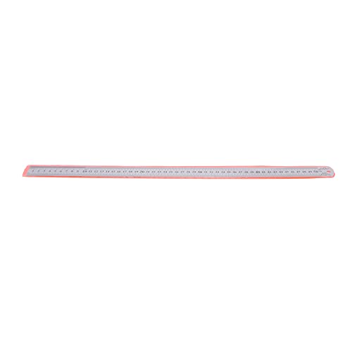 Nihcora Nut Rechts Edelstahl Metrisches Lineal 50 cm Edelstahl Metrisches Lineal von Nihcora