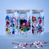 Trinkglas Mit Bambus Deckel Und Glasstrohhalm | Anime Dragon Ball Z Son Goku Becher 560Ml 18 Uz Trinkglas Mit Bambus Deckel Und Glasstrohhalm | Anime Dragon Ball Z Son Goku Becher 560Ml 18 Uz von NihonCraft