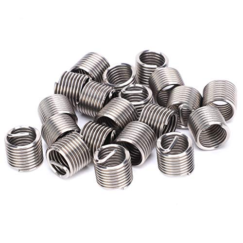 Helicoil Gewindereparatursatz Befestigungsteile 20 Stück Gewindeeinsätze Männlich Weiblich Reduziermutter Reparaturwerkzeug Edelstahl Verschluss M14x2(1.5D) von Niiyen