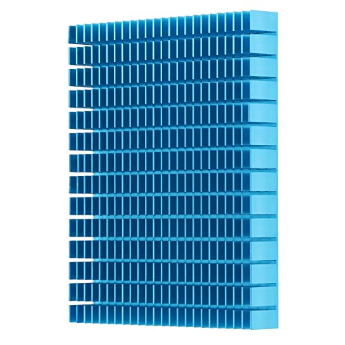 Niiyen Kühlkörper Aluminium kühler, Kühlkörper Heizkörper, 150x120x20mm für CPU-Verstärker PCB (Blue) von Niiyen