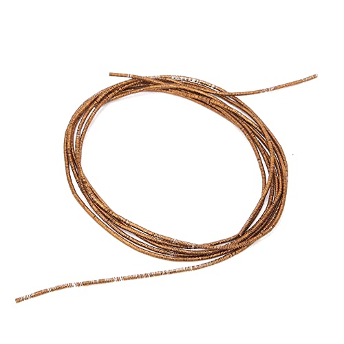 Niiyen Stickerei Gewinde Kupferdraht Nähen Nähte, Metallisches Handarbeiten Gewinde, Glanz 1,5mm Dia. Manuelle DIY-Schnur (Kaffeelinie) von Niiyen