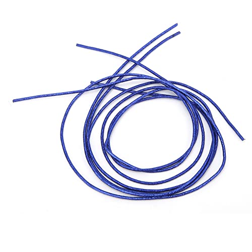 Niiyen Stickerei Gewinde Kupferdraht Nähen Nähte, Metallisches Handarbeiten Gewinde, Glanz 1,5mm Dia. Manuelle DIY-Schnur (Königliche blaue Linie) von Niiyen