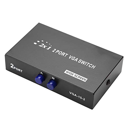 Niiyen VGA Switcher,VGA Switch Box 2 in 1 Out VGA Switcher Splitter Datensynchronisation VGA Monitor Switch VGA Splitter für Computer PC Laptop Desktop Monitor Drucker Tastatur Maussteuerung Niiyen VGA Switcher,VGA Switch Box 2 in 1 Out VGA Switcher Splitter Datensynchronisation VGA Monitor Switch VGA Splitter für Computer PC Laptop Desktop Monitor Drucker Tastatur Maussteuerung von Niiyen