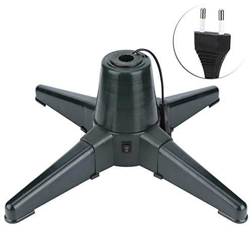 Niiyen Weihnachtsbaumhalter, Weihnachtsbaumständer drehbar, Weihnachtsbaumständer Elektrisch 360 Grad drehbare Basis Baumstütze Regaldekorationen für Zuhause Echte Bäume(50cm) von Niiyen
