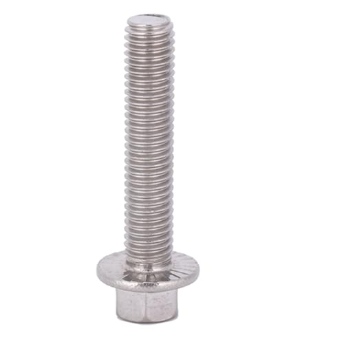 Schraube Großhandel 10pcs M8 Edelstahl Ss304 Sechskant Flansch Schrauben Zylinderkopf Unterlegscheibe Schrauben(M8*25) von Niiyen