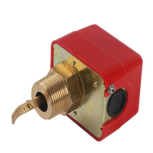 Wasserdurchflussschalter, PDT R3 / 4 Steuerung des Flüssigwasserölsensors Automatischer Paddel-Durchflussschalter 15A 250 V IP54, HFS-20-Zieldurchflussregler, Steuerung des Durchflusses in Rohren von Niiyen