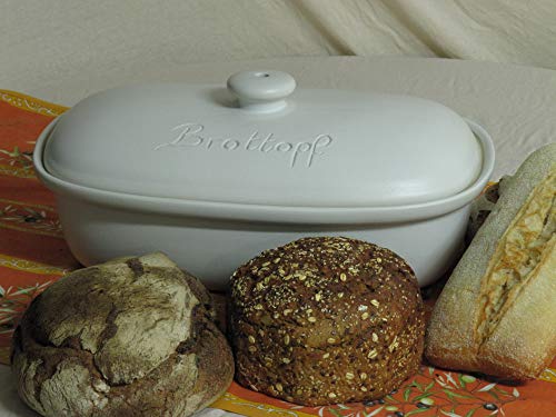 Brottopf oval 40 cm weiß Nik Schmitt & Sohn Brottopf oval 40 cm weiß Nik Schmitt & Sohn von Nik.Schmitt & Sohn