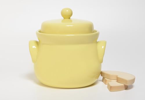 Nik.Schmitt & Sohn Mini-Gärtopf gelb (3 Liter) von Nik.Schmitt & Sohn
