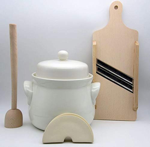 Nik.Schmitt & Sohn Minigärtopf-Set, 4 Ltr. Creme mit Reibe und Stampfer 3224 Nik.Schmitt & Sohn Minigärtopf-Set, 4 Ltr. Creme mit Reibe und Stampfer 3224 von Nik.Schmitt & Sohn