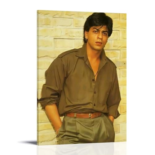 NikZ Shah Rukh Khan Junges Poster, Wandkunst, Geschenke, Schlafzimmer, Drucke, Heimdekoration, hängendes Bild, Leinwandbild, Gemälde, 30 x 45 cm von NikZ
