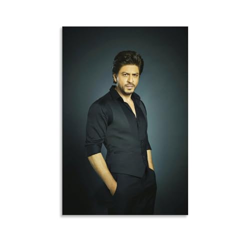 NikZ Shah Rukh Khan Poster, Kunstdruck, Wandfoto, Farbe, hängendes Bild, Familie, Schlafzimmer, Dekoration, Geschenk, 20 x 30 cm von NikZ