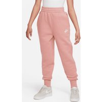 Nike Sportswear Jogginghose "CLUB FLEECE BIG KIDS (GIRLS) HIGH-WAISTED FITTED PANTS" von Nike Sportswear