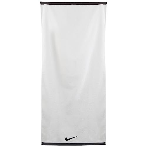 Nike Fundamental Towel Handtuch (White/Black) von Nike