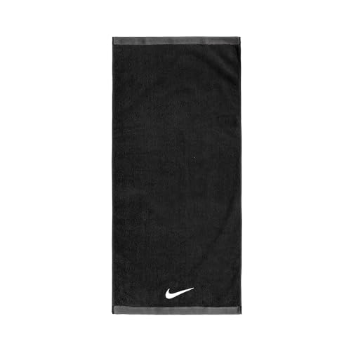 Nike Fundamental Towel Handtuch (one Size, Black/White) von Nike