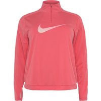 Nike Laufshirt "Dri-FIT Swoosh Womens Half-Zip Long Sleeve Top (Plus)" von Nike