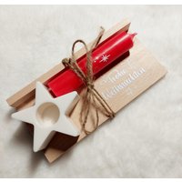 Geschenkset, Kerze, Kerzenhalter, Weihnachten, Geschenk, Feiertage, Persönliche Freude Geschenkset, Kerze, Kerzenhalter, Weihnachten, Geschenk, Feiertage, Persönliche Freude von NikisKreativwelt