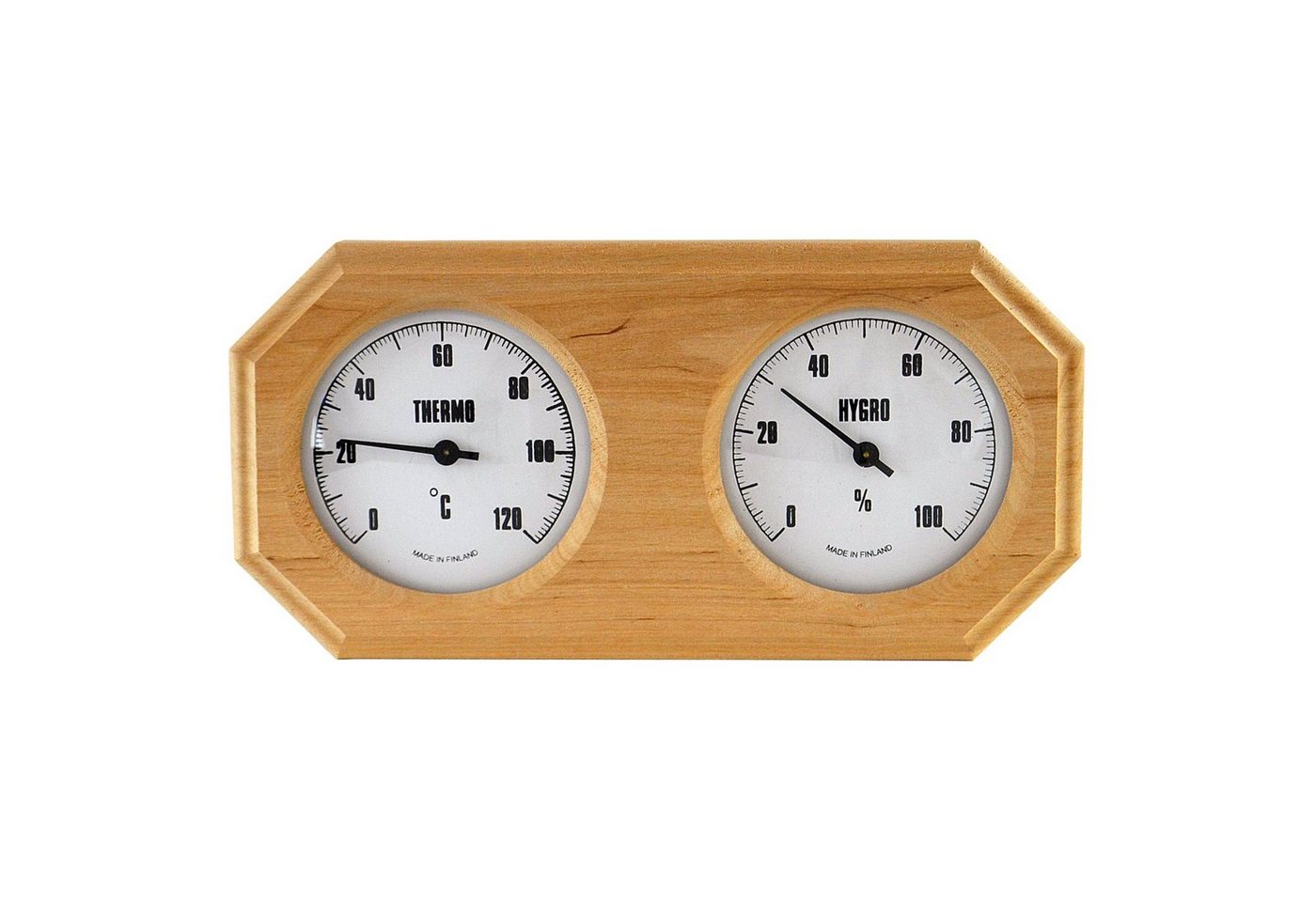 Nikkarien Saunia Sauna-Sanduhr Nikkarien Sauna Thermo und Hygrometer aus dunkler Erle 543TL von Nikkarien Saunia