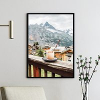 Berg Wand Kunst | Kaffee Poster Für Zuhause Oder Auf Dem Bauernhof Dekor Einzigartiges Wandbild Mit Landschaftsfoto A4, 30X40 50 X 70 cm Berg Wand Kunst | Kaffee Poster Für Zuhause Oder Auf Dem Bauernhof Dekor Einzigartiges Wandbild Mit Landschaftsfoto A4, 30X40 50 X 70 cm von NikonoDeco