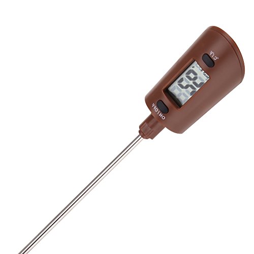 Chocolate Digital Thermometer - Tragbares Küchendigitalthermometer für Schokolade und Süßigkeiten, mit Koch- und Süßigkeitsspatel, aus lebensmittelechtem Silikon von Nikou