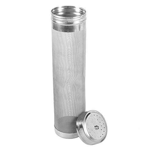 Nikou Bier Dry Hopper Filter, Bier Brauen Filter Biersieb Sieber Filter 300 Mikron Homebrew Hop Strainer Edelstahl Mesh Bierfilterpatrone Bier Weintrichterfilter (11 Zoll x 2,7 Zoll) von Nikou