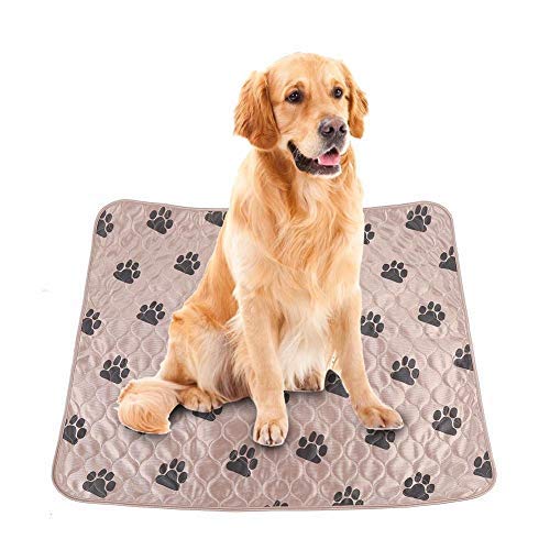 Nikou Wiederverwendbare Hundetrainingspads, Waschbare PIPI Pads für Hunde, 80*90cm Welpen Haustier Urinunterlage Trainingspads Welpenunterlagen Schnell Saugfähig Puppy Pads für Hunde, Katzen von Nikou