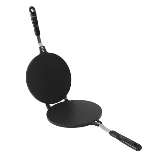 Nikou 22,1 cm Waffelkegel Maker Antihaft Eistüte Maker Eierrollen Maker Waffelschüssel Maschine mit glänzendem Finish Knusprige Kegel Backform Heimgebrauch von Nikou