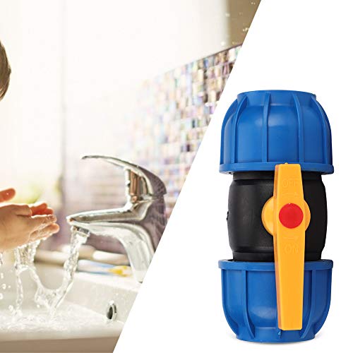 Nikou 6 m PE-Rohrverbinder Kugelhahn, Wasserrohrverbinder Ventilarmaturen Accories, Wasserverbinder, geeignet für Sanitäranwendungen von Nikou