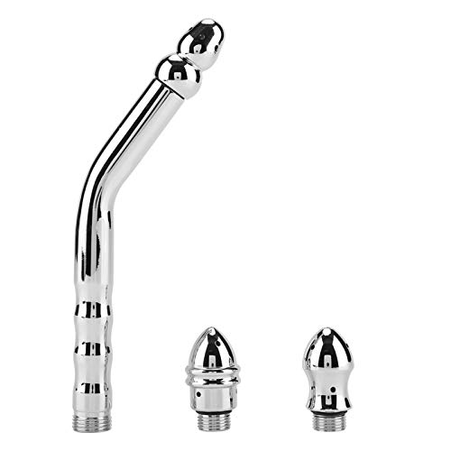 Nikou Anal Douche Curved Vaginal Cleaner Safe Wash Reinigung Einlauf Bidet Wasserhahn mit 2 Duschköpfen von Nikou