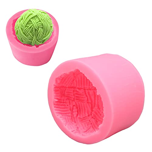 Nikou Aromatherapie-Gips-Kerzenform, Gießformen Silikon Backform Schokoladenmousse-Silikonform für Dreidimensionale Wollkugel-Dekoration von Kuchen Nikou Aromatherapie-Gips-Kerzenform, Gießformen Silikon Backform Schokoladenmousse-Silikonform für Dreidimensionale Wollkugel-Dekoration von Kuchen von Nikou