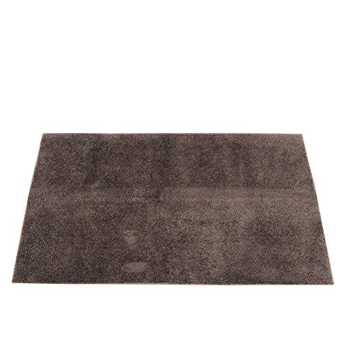 Nikou Braun Haushalt Küchentür rutschfeste Bodenschutzmatte Verdickte Badezimmer Bodenmatte Teppich 80x120cm Weiche Bodenmatte für Bodenschutz von Nikou